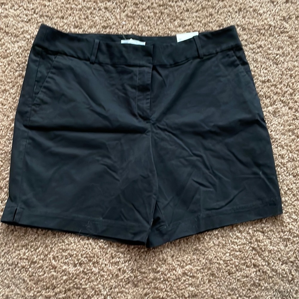NWT LOFT Black Riviera shorts